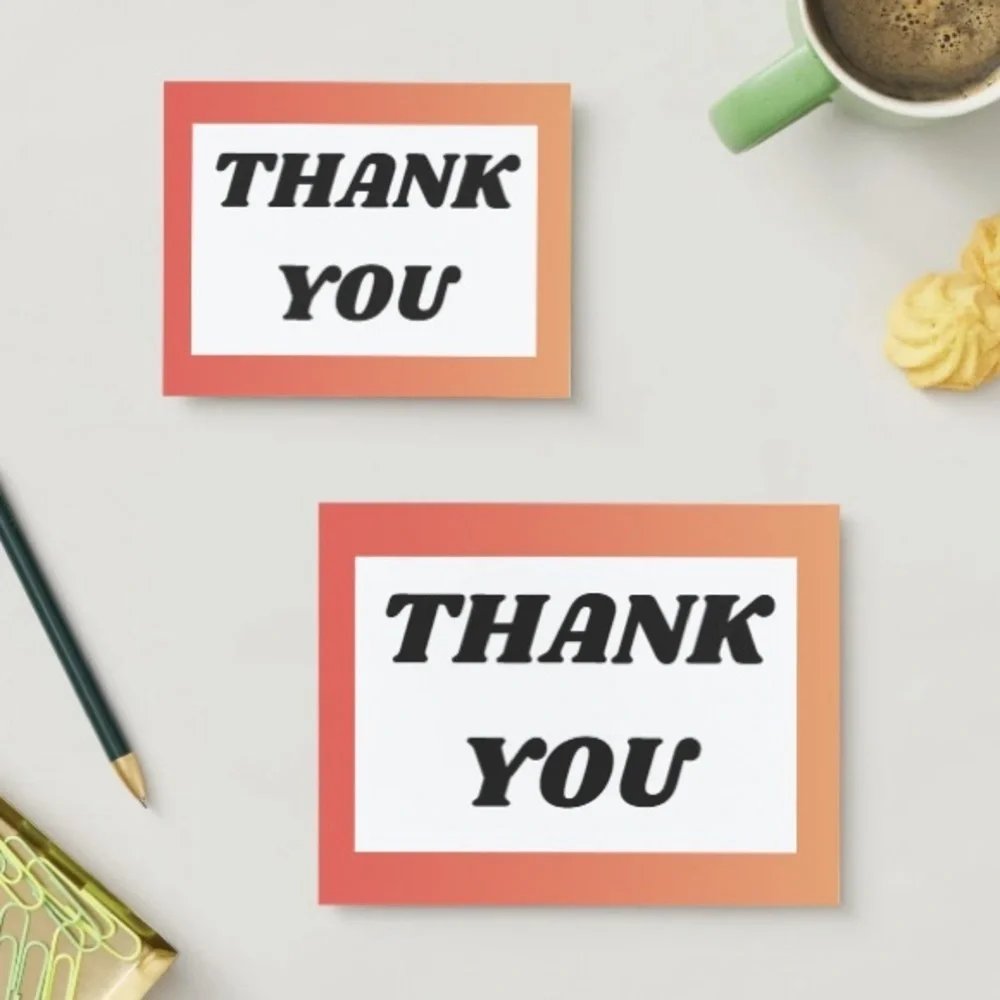 Set of 10 Thank You Post Cards